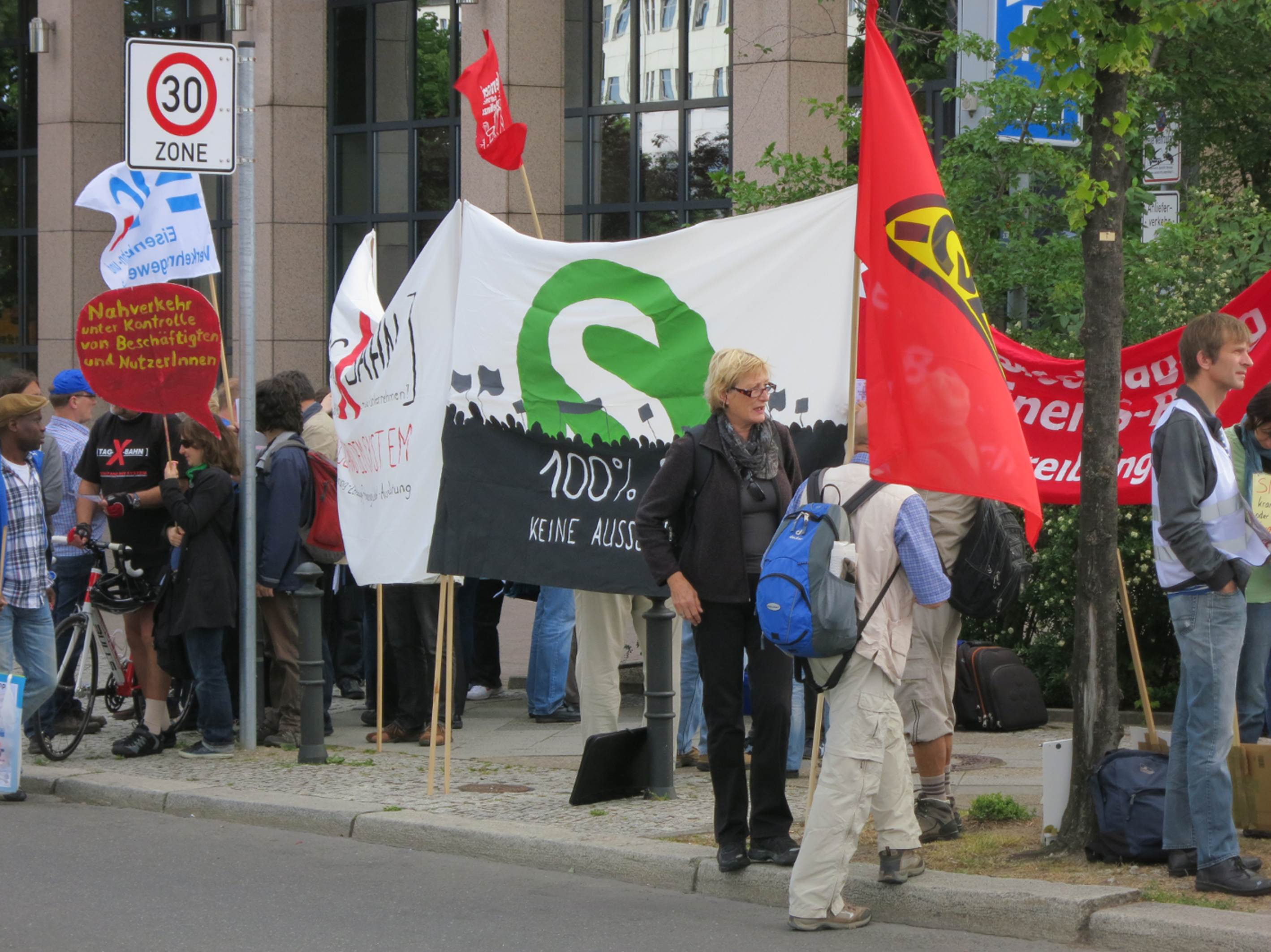 Transparente der Bahner