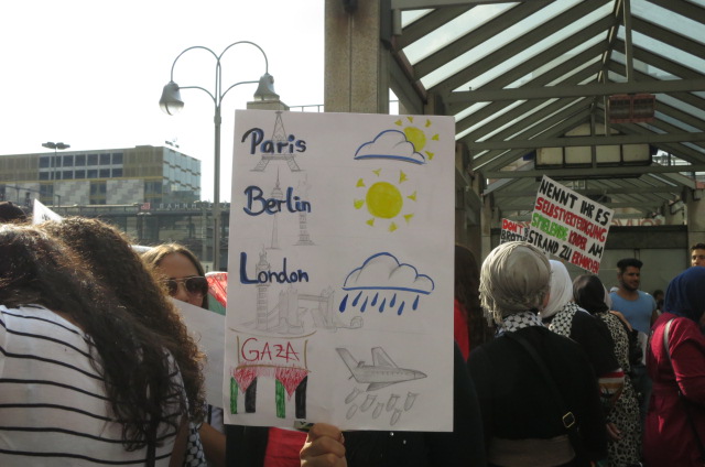 Demonstration 26. Juli 2014 Berlin