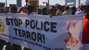 Demonstration 1. Mai 2015 in Oakland/San Francisco Bay Area