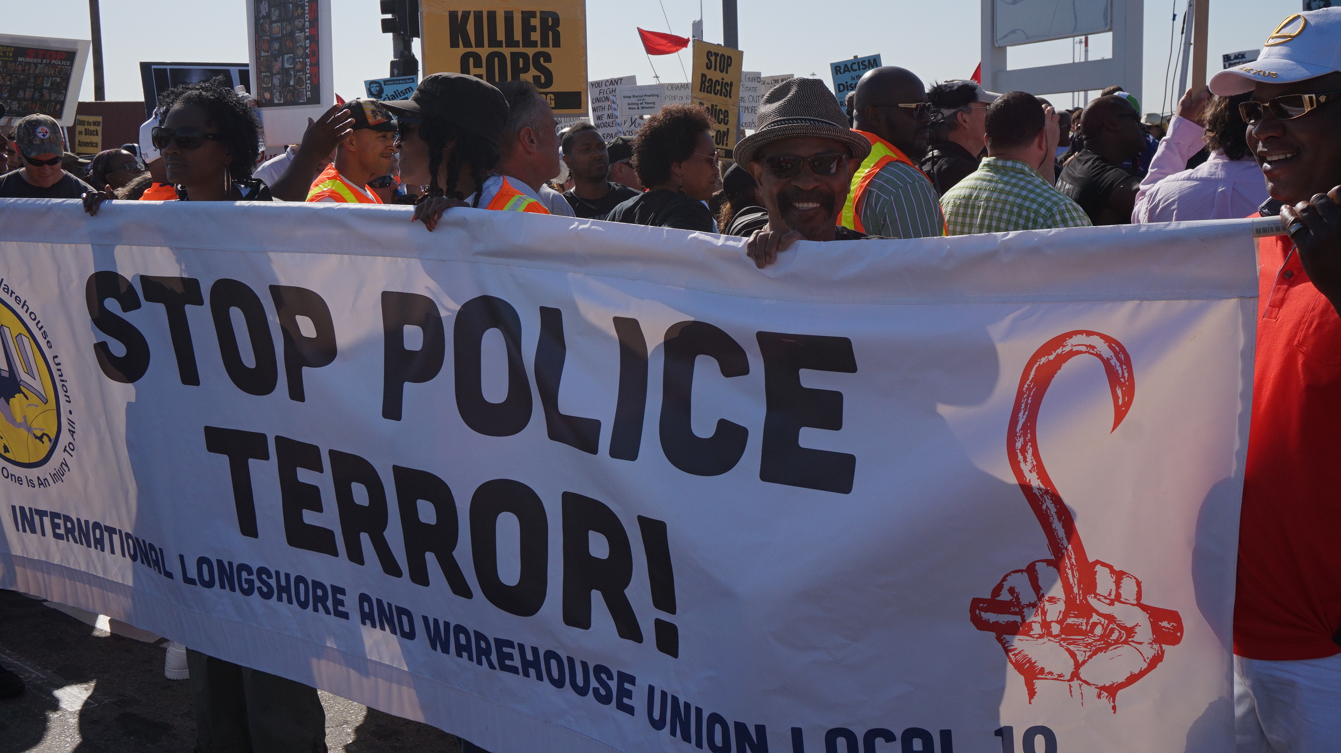 Demonstration 1. Mai 2015 in Oakland/San Francisco Bay Area