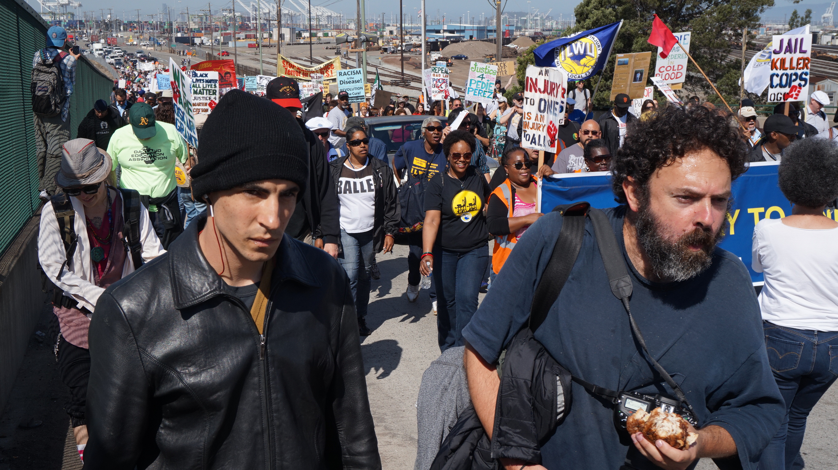 Demonstration 1. Mai 2015 in Oakland/San Francisco Bay Area