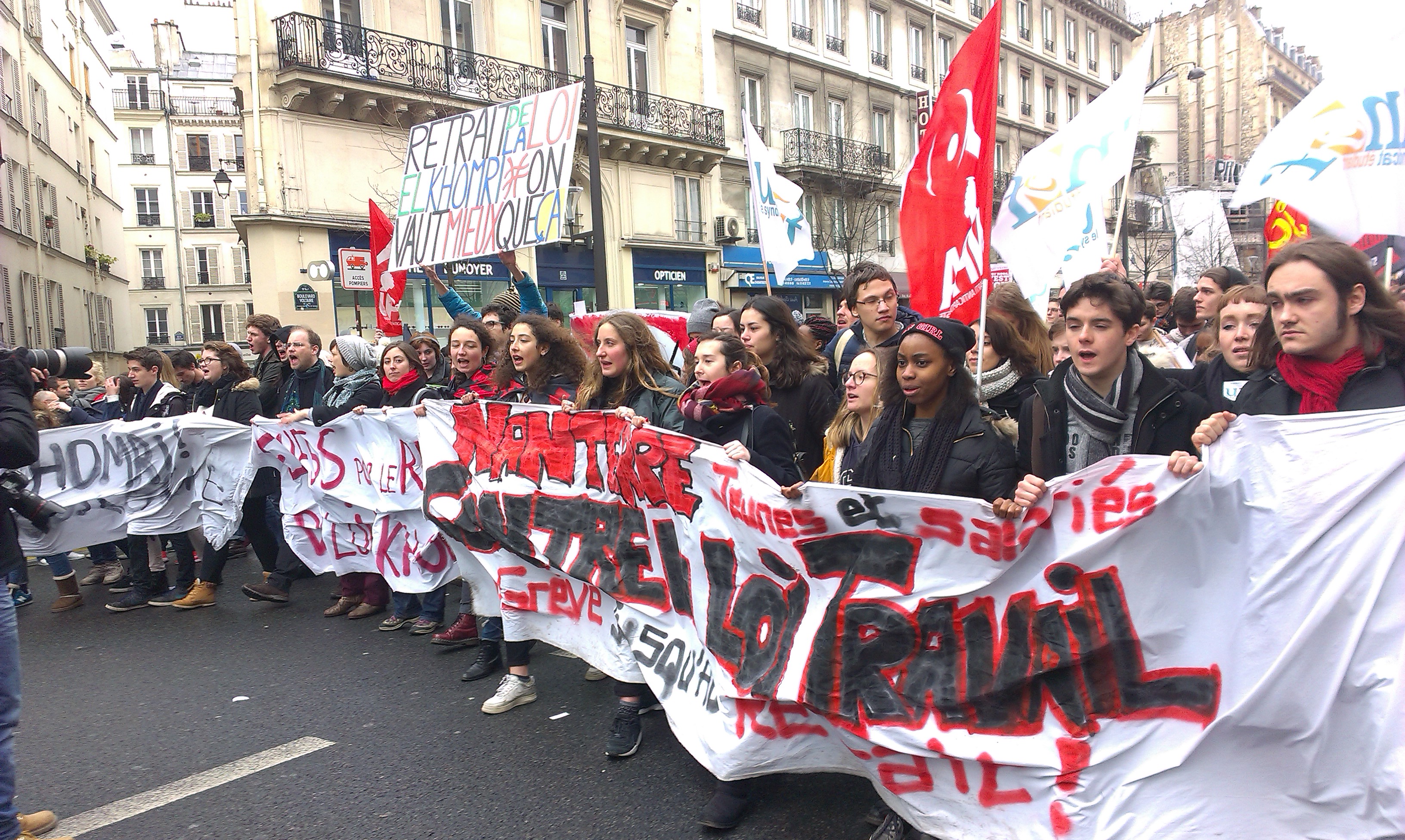 Demonstration in Paris -