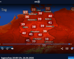 41 Grad … Nicht nur das Wetter spielt verrückt – das kapitalistische System tut es