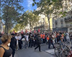 Protestwelle in Frankreich am 06.10.